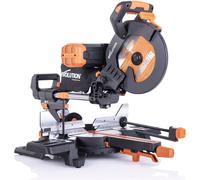 EVOLUTION R255SMS DB PLUS Scie à onglet polyvalente avec guides et lame de 255 mm