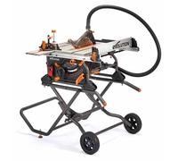 Evolution R255TBLX+, la nouvelle génération de scies à table portables (230 V, 255 mm) avec lame de scie multi-matériaux en carbure de tungstène