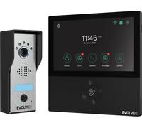 EVOLVEO DoorPhone AHD7, Kit vidéophone WiFi pour la maison avec contrôle de portail ou de porte, moniteur noir