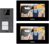 EVOLVEO DoorPhone AP2-2 Vidéophone filaire pour deux appartements avec application, noir