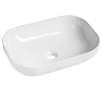 EVORA lavabo à poser,céramique,50,5x37cm, blanc