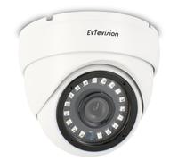 Evtevision 1080p Caméra de Surveillance (Quadbrid 4-in-1 HD-CVI/TVI/AHD/960H Analog CVBS),18PCS LEDs, Vision Nocturne 65ft, Objectif 2.8mm Vidéo Surveillance Extérieure