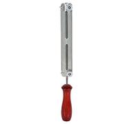 EVTSCAN affûteuse de tronçonneuse affûtage de tronçonneuse kit de Limes de scie à chaîne avec Manche en Bois Dur Outil de jauge de Profondeur de tronçonneuse 4/4.8/5.5mm(4.8mm)