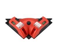 EVTSCAN Instrument Laser à Angle Droit, Outil de Disposition d'alignement de Niveau de Projection de Ligne Laser Horizontale Verticale à Angle Droit de 90 degrés(Rouge)