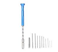 EVTSCAN perceuse à Main Bijoux Sculpture perceuse Bleu Acier Inoxydable poinçonnage Outil de perçage pour Le Travail du Bois