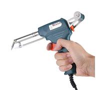 EVTSCAN Pistolet de Fer à souder électrique, Pistolet de Fer à souder en étain Automatique Portable 220V 60W avec Outil de soudage à température contrôlée réglable(Blackish Green)