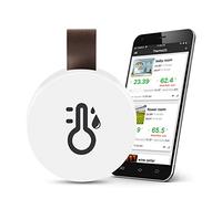 EVTSCAN Thermomètre hygromètre Bluetooth Intelligent, avec Alerte d'application et Stockage de données, capteur MEMS jauge de température d'humidité sans Fil pour la Maison, la Serre