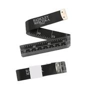 EVWGNPQRV Ruban à mesurer Souple pour Le Corps, Ruban à mesurer Double Face en Tissu for Couture, 60 Pouces, Multicolore(Schwarz)