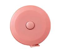 EVWGNPQRV Ruban à mesurer Souple pour Le Corps, Ruban à mesurer Multicolore Double échelle 2M for l'artisanat de Couture sur Mesure(Pink)