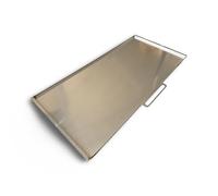 EWH Enders Chicago Black 3 Plaque de récupération de graisse en acier inoxydable pour barbecue à gaz 620 x 300 x 24 mm (L x l x H)