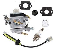 Ewillownm Compatible avec kit de carburateur et conduite de carburant pour Husqvarna 129C 129L 129R 129LDX 129RJ 545008097