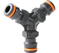 Ewuaqua Pièce en Y 72046 Connecteur en plastique à 3 voies, compatible Gardena