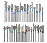 EX Series10pcs fraises diamantées dentaires perceuse FG 1.6mm fraises de polissage forets pour pièce à main à grande vitesse outil de dentiste EX-12B 10pcs