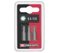 EX1 - Jeux de 3 embouts standards série 1 Torx Facom EX140.J3