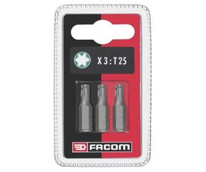 EX1 - Jeux de 3 embouts standards série 1 Torx Facom EX140.J3