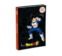 Exacompta 017934BW - Agenda journalier Forum Dragon ball - 12,5 x 17,5 cm - Août 2025 à Juillet 2026 - visuel Vegeta