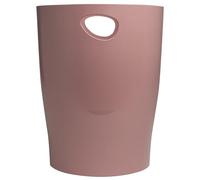 Exacompta Corbeille à papier Ecobin Skandi 15 L avec poignées Rose