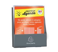 EXACOMPTA - 1 protège agendas en plastique transparent pour format journalier 12x17 cm