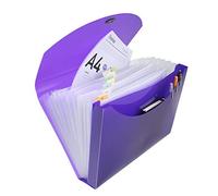 Exacompta Trieur valisette Iderama PP – 13 compartiments – polypropylène 33x25 cm – élastique/bouton