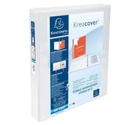 Exacompta 10 Classeurs Personnalisables 2 Poches A4 4 Anneaux Blanc