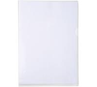 Exacompta 10 pochettes de classement PVC lisse et rigide 130µ DIN A4 cristal
