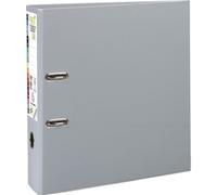 Exacompta - 10 X Classeur ? Levier Prem'touch Int?Rieur Et Ext?Rieur En Polypropyl?Ne - Dos 80mm - A4 Maxi - Gris Fonc?