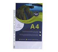 Exacompta Pochettes perforées Forever A4 polypropylène recyclé grainé 6/100e – Boîte de 100