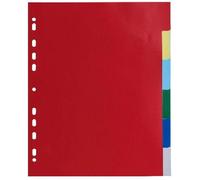 Exacompta 100x Intercalaires PP souple 6 positions A4 maxi assort. 83H