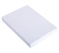 Exacompta 10x 100 fiches bristol dots non perforé 148x210mm Blanc 10708E