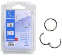 Exacompta 10x Blister de 10 anneaux articulés Diamètre 25mm 20911E