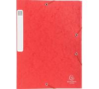 Exacompta 10x Boite de classement Cartobox Dos 40mm A4 Rouge 14009H