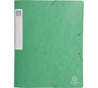 Exacompta 10x Boite de classement Cartobox Dos 40mm Carte lustrée A4 Vert 14003H