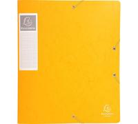 Exacompta 10x Boite de classement Cartobox Dos 60mm A4 Jaune 16006H