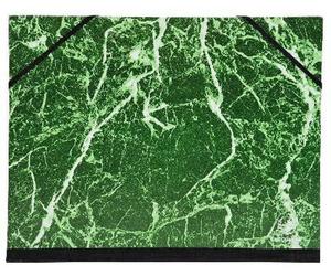 Exacompta 10x Carton à dessin papier marbré verni 28x38 cm Pour B4 Vert 628E