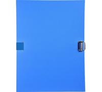 Exacompta 10x Chemise à sangle dos extensible PP Bleu clair 30105H