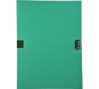 Exacompta 10x Chemise à sangle dos extensible PP Vert 30103H