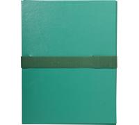 Chemise extensible à rabat Exacompta à velcro dos 13 cm vert