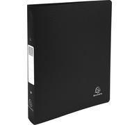 Exacompta 10x Classeur 2 anneaux 30mm PP OPAK rigide 10/10e A4 Maxi. Noir 54391E