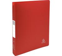 Exacompta 10x Classeur 2 anneaux 30mm PP rigide 10/10e A4 Maxi. Rouge 54395E