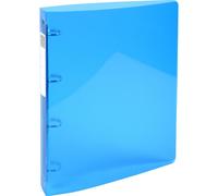 Exacompta 10x Classeur 4 anneaux 30mm PP PP 7/10e A4 maxi Bleu clair 51772E