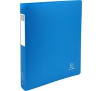 Exacompta 10x Classeur 4 anneaux 30mm PP rigide 10/10e A4 Maxi Bleu clair 51392E
