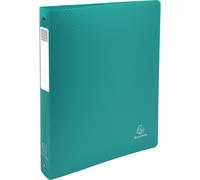 Exacompta 10x Classeur 4 anneaux 30mm PP rigide 10/10e A4 Maxi Vert foncé 51393E