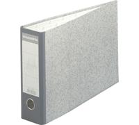 Exacompta 10x Classeur à levier papier marbre gris 70mm A4 Gris-dos gris 53310E