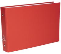 Exacompta 10x Classeur rembordé PP 125x200 2 anneaux 25mm assort 51059E