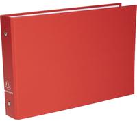 Exacompta 10x Classeur rembordé PP 148x210 2 anneaux 25mm assort 51060E