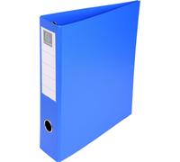 Exacompta 10x Classeur rembordé PVC 4 anneaux en D de 50mm A4 maxi Bleu 51742E