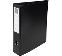 Exacompta 10x Classeur rembordé PVC 4 anneaux en D de 50mm A4 maxi Noir 51741E
