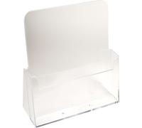 Exacompta 10x Distributeur de prospectus 1 compartiment A4 Cristal 74058D