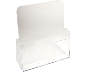 Exacompta 10x Distributeur de prospectus 1 compartiment A4 Cristal 74058D