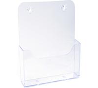 Exacompta 10x Distributeur de prospectus 1 compartiment A5 Cristal 75058D